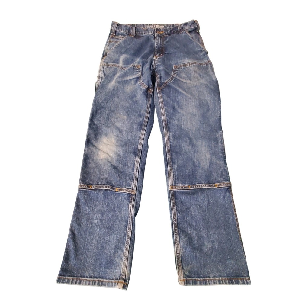 Carhartt Mens BD3329-M Rugged Flex Relaxed Fit Double Knee Utility Jeans 31x28